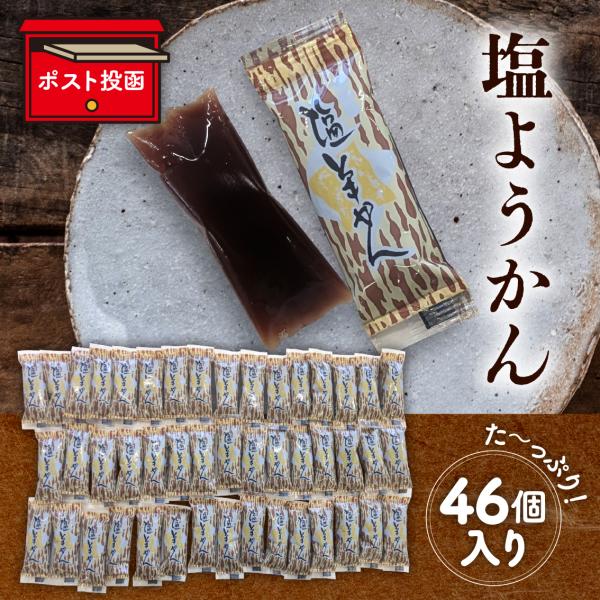 ようかん　塩羊羹46本入り　丸三玉木屋 　塩羊かん 一口羊羹