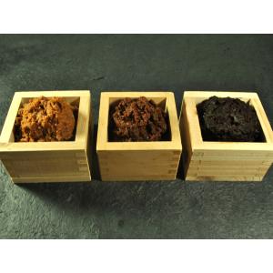 【初回限定】【夏季送料360円※沖縄・離島除く】【通常便・同梱不可】 味噌(みそ)お試しセット　三種 200g×3個(選択)　 / 無農薬/無添加 味噌