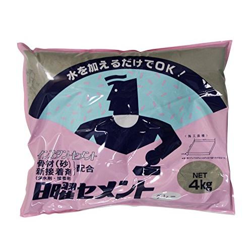 家庭化学 インスタントセメント 日曜セメント グレー 4kg