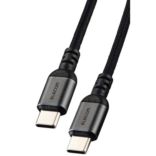 エレコム USB Type C ケーブル 1m 100W PD対応 高速充電 断線防止 高耐久 ナイ...