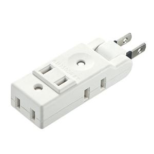 サンワサプライ(Sanwa Supply) スイングミニタップ 2P・4個口 ホワイト TAP-AC10W