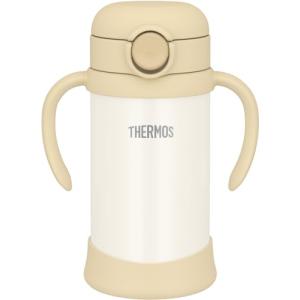サーモス まほうびんのベビーストローマグ 飲み口とパッキンが一体 350ml サンドベージュ 保冷専用 FJT-350 SDBE