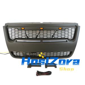 適応 フォード エクスプローラー Explorer GRILLE 2006-2010 高品質 3連LED フロントグリル 外装 フロントグリル ガーニッシュ カスタム パーツ｜hosizora-store