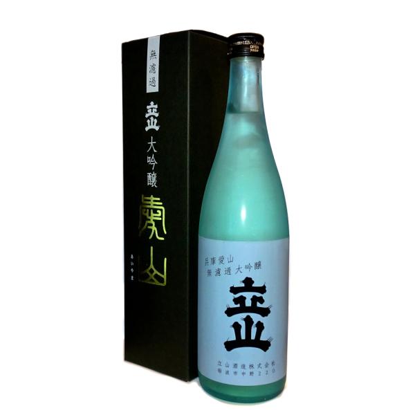 日本酒 立山 無濾過大吟醸 愛山 720ml  箱付き