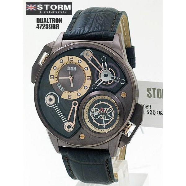 STORM 腕時計 ストーム  デュアルタイム DUALTRON BROWN LHR 47239BR
