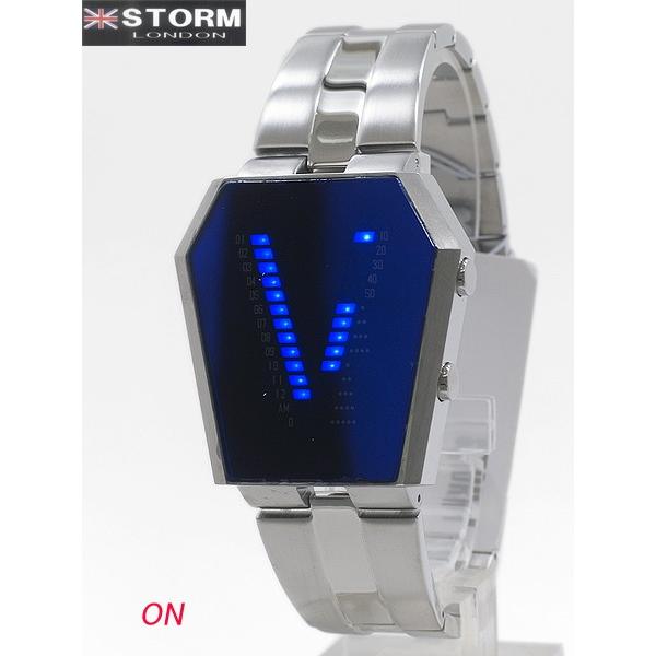 STORM 腕時計 VAULTRON LAZER BLUE LED表示 47361B