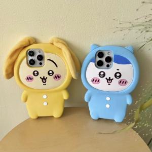 iphone用ケース カープルお揃い ちいかわ Chiikawa スマホケース iphone16 スマホケース 14ProMax iPhone15Pro iPhone13/XS/XR/X かわいい カメラレンズ