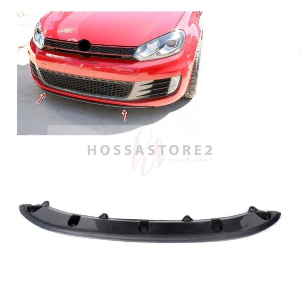 カーボン製 フロントディフューザー ゴルフ 6 MK6 GTI 2010-2013 フロントアンダー...