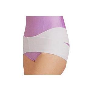 ラクダーネDX アイボリー Lサイズ 白 伸縮する  骨盤ベルト 補整 矯正 巻くだけ 優しく サポーター ベルト 骨盤