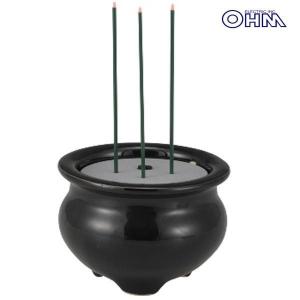 在庫あり OHM ＬＥＤ電池式線香 LED-DCSK-1 まごころの灯り お仏壇 仏具 電気 火を使わない 留守 オーム電機