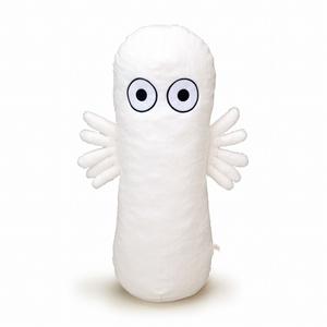 即納】リラクゼーション 抱きまくら ニョロニョロ オフホワイト 抱き枕