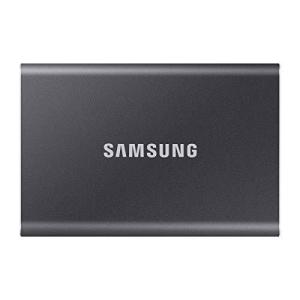 Samsung T7 1TB 最大転送速度1,050MB/秒 USB3.2 Gen2(10Gbps, Type-C) 外付けSSD (ポータブルSSD) グレー PS4/PS5動作確認済み MU-PC1T0T/EC 国内正規保証品