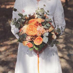 ウエディングブーケ ブートニア 手首の花 結婚式