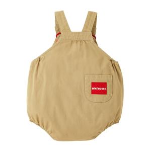 ミキハウス ロンパース 赤 ベージュ インディ...の詳細画像5