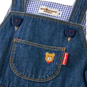 ミキハウス ワンポイント 6オンスデニム ジャ...の詳細画像2