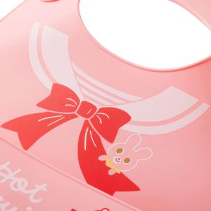 ミキハウス シリコン製 ランチスタイ ピンク ...の詳細画像2