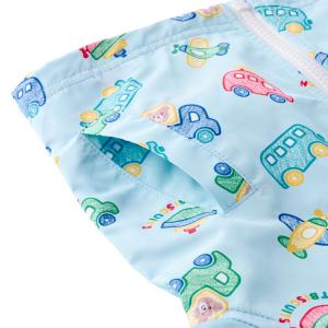 ミキハウス ビーンズ×乗り物 総柄ウインドブレ...の詳細画像5