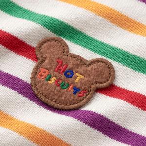 ミキハウス ボーダー 長袖Tシャツ アウトレッ...の詳細画像5