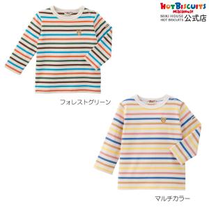 HOT BISCUITS ミキハウス キャラクターひょっこり 半袖Tシャツ