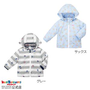 ミキハウス ウィンドブレーカー マリンボーダー/小花柄