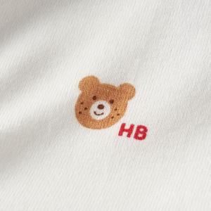 ミキハウス ビーンズ総柄 長袖Tシャツ 白 7...の詳細画像2