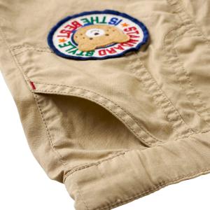 ミキハウス ワッペン 6分丈 ハーフパンツ ブ...の詳細画像4