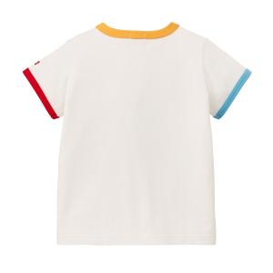 ミキハウス ポケットプリント半袖Tシャツ 白 ...の詳細画像1