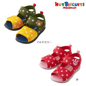 ミキハウス ジャージ素材サンダル 靴 くつ アウトレット 赤 マルチカラー 14 15 16 17 18 19 ホットビスケッツ HOT BISCUITS｜ミキハウスホットビスケッツ公式店