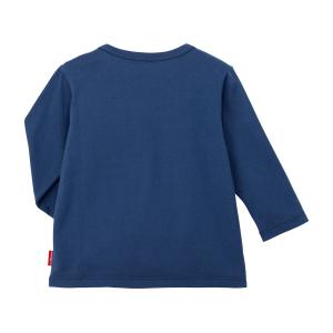 ミキハウス パステルロゴ 長袖Tシャツ 紺 マ...の詳細画像1