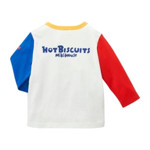 ミキハウス ロゴ×キャラクター 長袖Tシャツ ...の詳細画像1