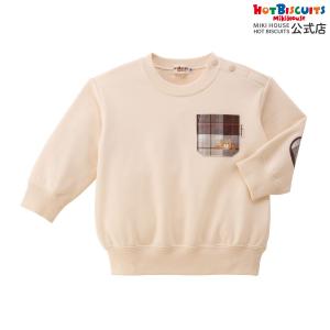ミキハウス チェック柄 ポケット&エルボーパッチ...の商品画像