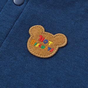 ミキハウス 接結天竺素材 ワンポイントカーディ...の詳細画像2