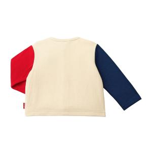 ミキハウス 接結天竺素材 ワンポイントカーディ...の詳細画像5