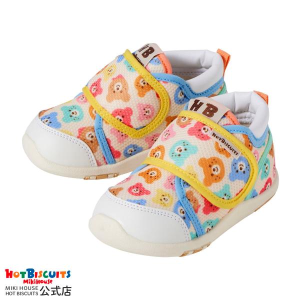 ミキハウス セカンドシューズ パステルビーンズ セカンドベビーシューズ 靴 くつ 白 14cm 14...