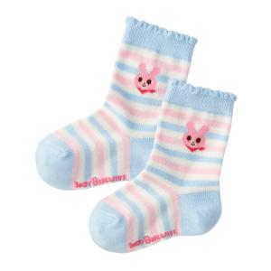 ミキハウス クルー丈 ソックスパック2足セット...の詳細画像1
