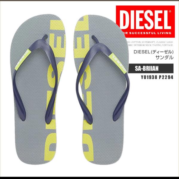 DIESEL ディーゼル トングサンダル ビーチサンダル Y01938 P2294 SA-BRIIA...