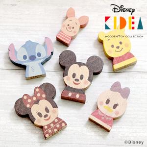 ディズニー キディア Disney | KIDEA 単品 キデア つみき 木製 人形 ミッキー ミニー プーさん 1歳半から