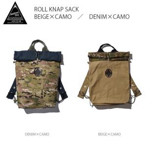 BELLWOODMADE（ベルウッドメイド）　ロールナップサック　ROLL KNAP SACK ナップサック バッグ リュック カバン レジャー アウトドア 旅行｜hotcrafts