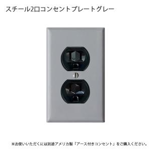 COOPER アメリカンコンセント 埋込ダブルコンセント用プレート