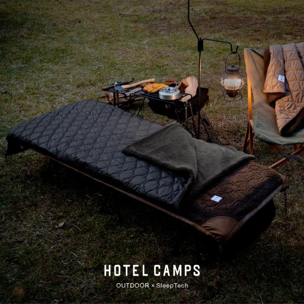 ホテルキャンプス｜HOTEL CAMPS アウトドア ホットブランケット｜シュラフ 寝袋 アウターシ...