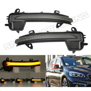 BMW LED 流れて光る ドアミラー シーケンシャル ウインカー スモーク仕様　2シリーズ F45 F46　X1シリーズ F48