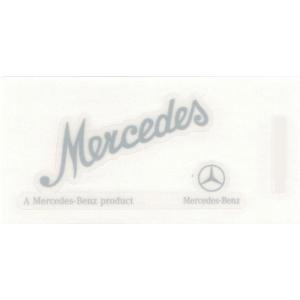 Mercedes-Benz メルセデス ベンツ プロダクト ステッカー ラベル Mercedes 内貼り 北米ベンツ 純正品 【送料無料】｜hotimp-com
