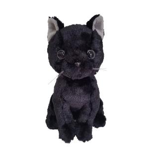 ごろねこ くろ 猫 ぬいぐるみ へそ天 ネコ 黒猫 シナダ : HONDA STORE