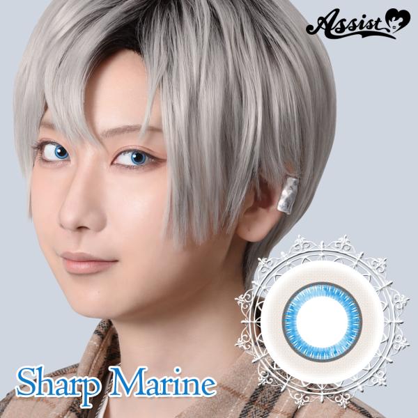 アシストシュシュ ハスキーアイ :Re ワンデー【シャープマリン】度なし 度あり 三白眼 カラコン ...