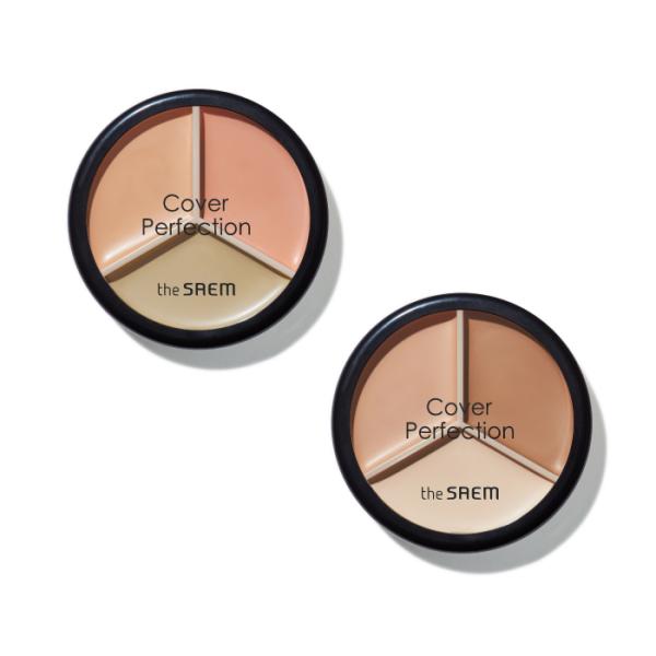 ザセム【国内正規品】【カバーパーフェクショントリプルポットコンシーラー】ハイライター シェーディング...