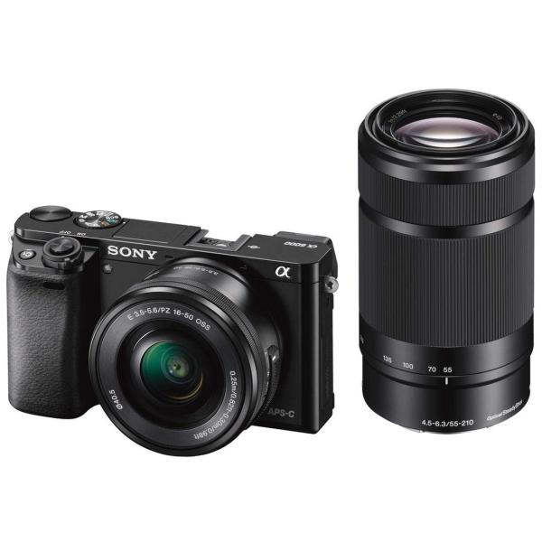 SONY ミラーレス一眼 α6000 ダブルズームレンズキット E PZ 16-50mm F3.5-...