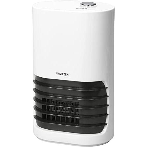 [山善] セラミックファンヒーター セラミックヒーター 小型 足元 速暖 転倒OFFスイッチ付 トイ...