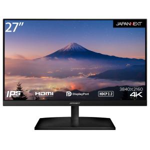 JAPANNEXT 27インチ モニター 4K UHD 3840×2160解像度 IPS ディスプレイ (HDMI DisplayPort VESA対の買取情報