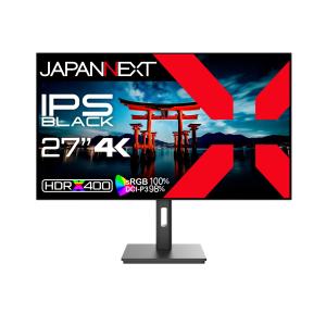 JAPANNEXT 27インチ モニター 4K UHD 3840×2160解像度 IPS BLACK ディスプレイ (HDMI DisplayPortの買取情報