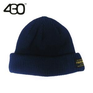 フォーサーティー 430 ビーニー MIL TAG MID BEANIE 21-089 NVY 正規品｜hotobama